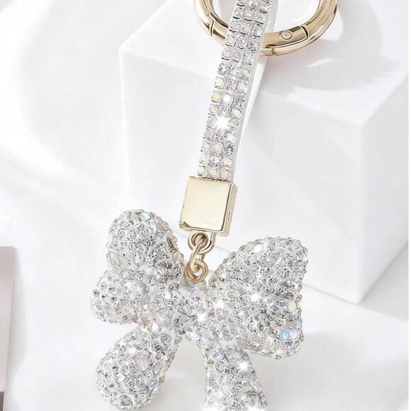 Bow Rhinestone Keychain NEW - Picture 9 of 9